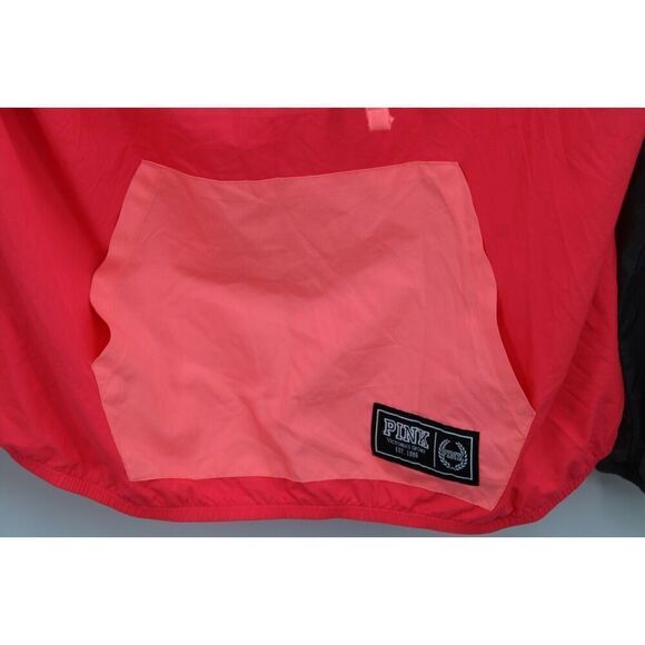 Victoria's Secret VS PINK Light Weight Hoodie Anorak Jacket Gray Pocket XS/S - Picture 4 of 11